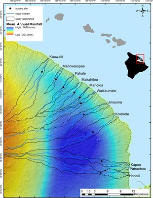 Climate-driven differences in flow regimes alter tropical freshwater ecosystems with consequences for an endemic shrimp